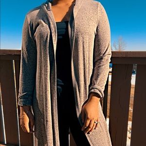 Tan Long Sleeve Cardigan